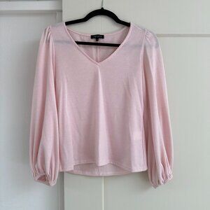 Pink Long Sleeve Blouse, Small
